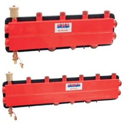 Колектор сепаратор Giacomini за котел 11/4"Ж x 1"M, за 2 кръга (R586SEY02) - Колектори и колекторни кутии