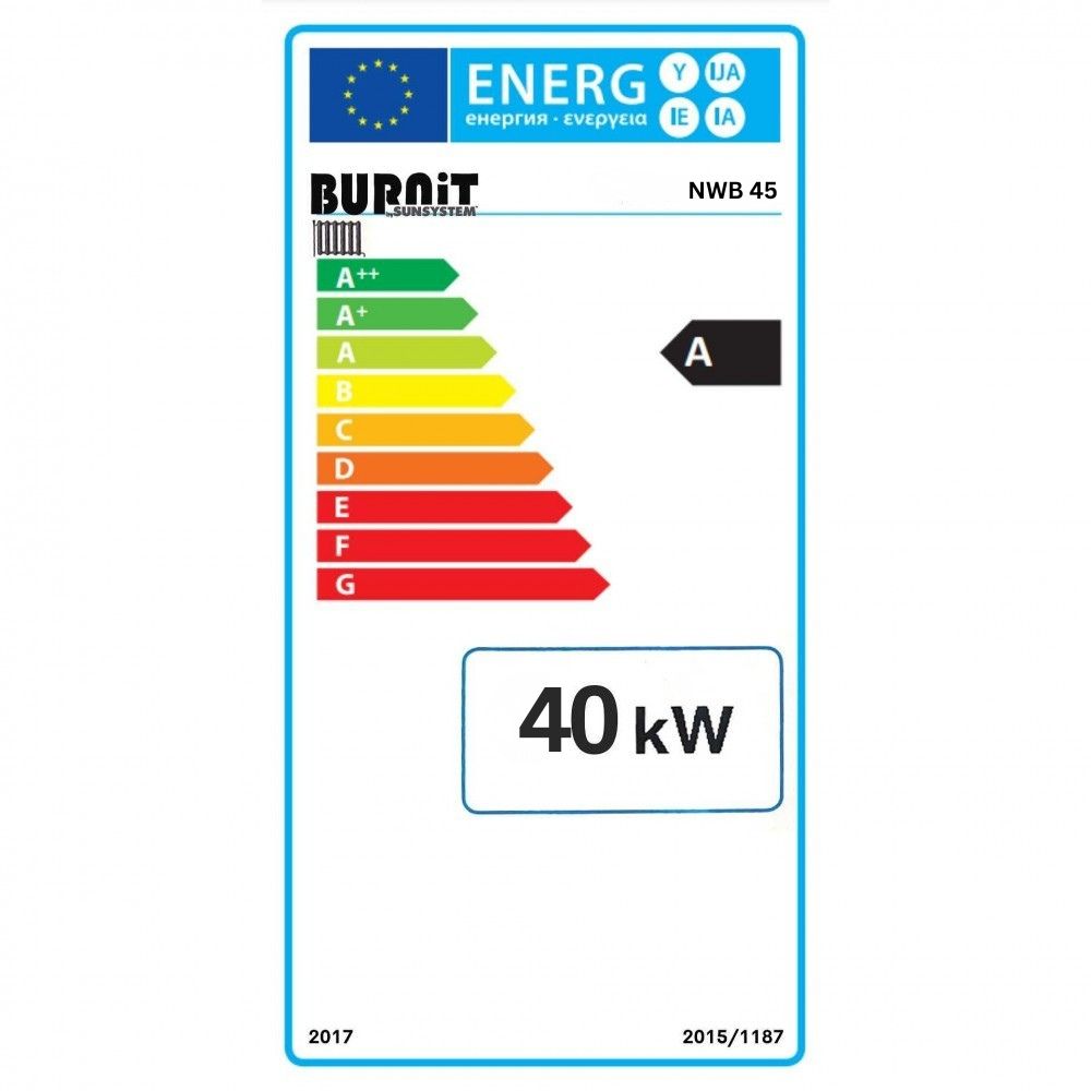 Котел на  дърва BURNiT NWB 45, 40kW | Стоманени котли | Котли на дърва |