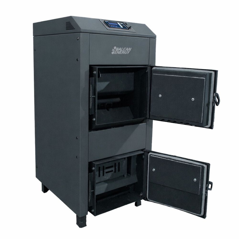Котел на твърдо гориво Balkan Energy P30, 30kW | Стоманени котли | Котли на твърдо гориво |