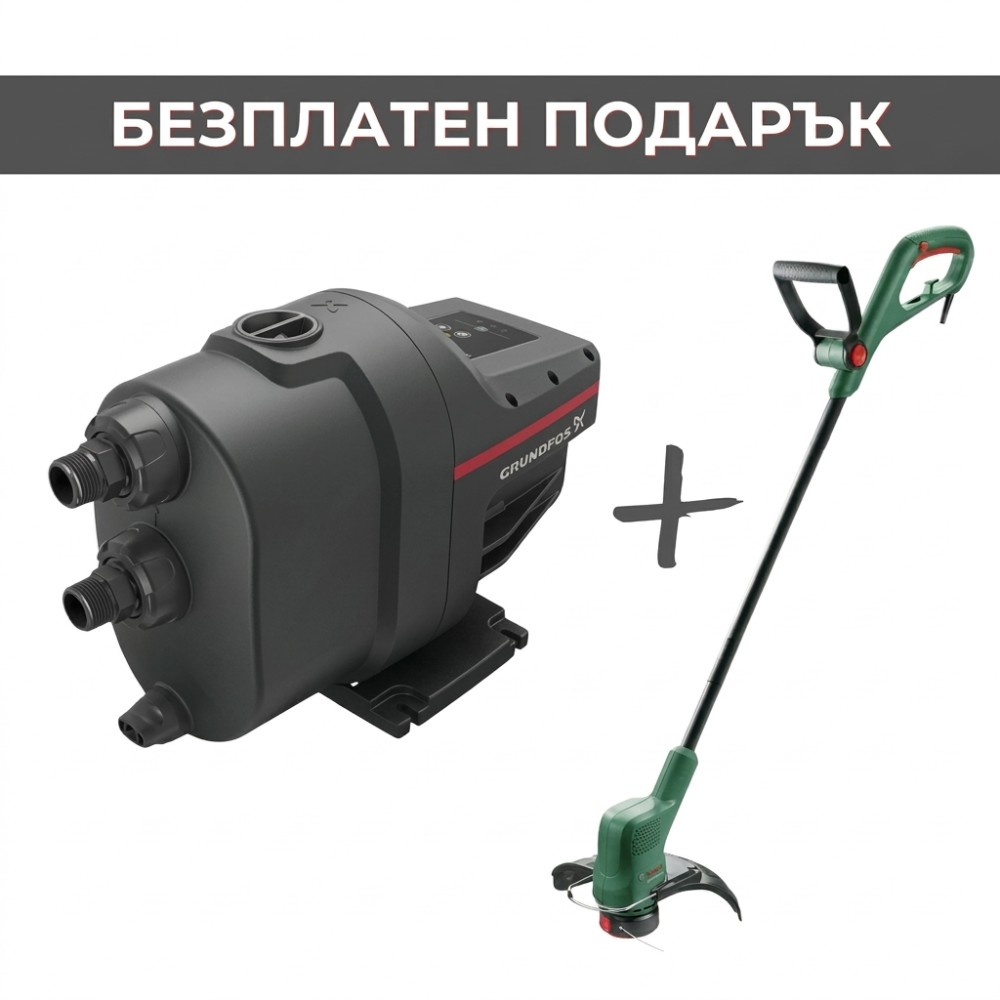 Монофазна хидрофорна помпа за вода GRUNDFOS SCALA1 3-45, мощност 910 W, дебит 3.59 м³/ч, напор 44 м, налягане 8 бара | Хидрофори | Водни помпи |