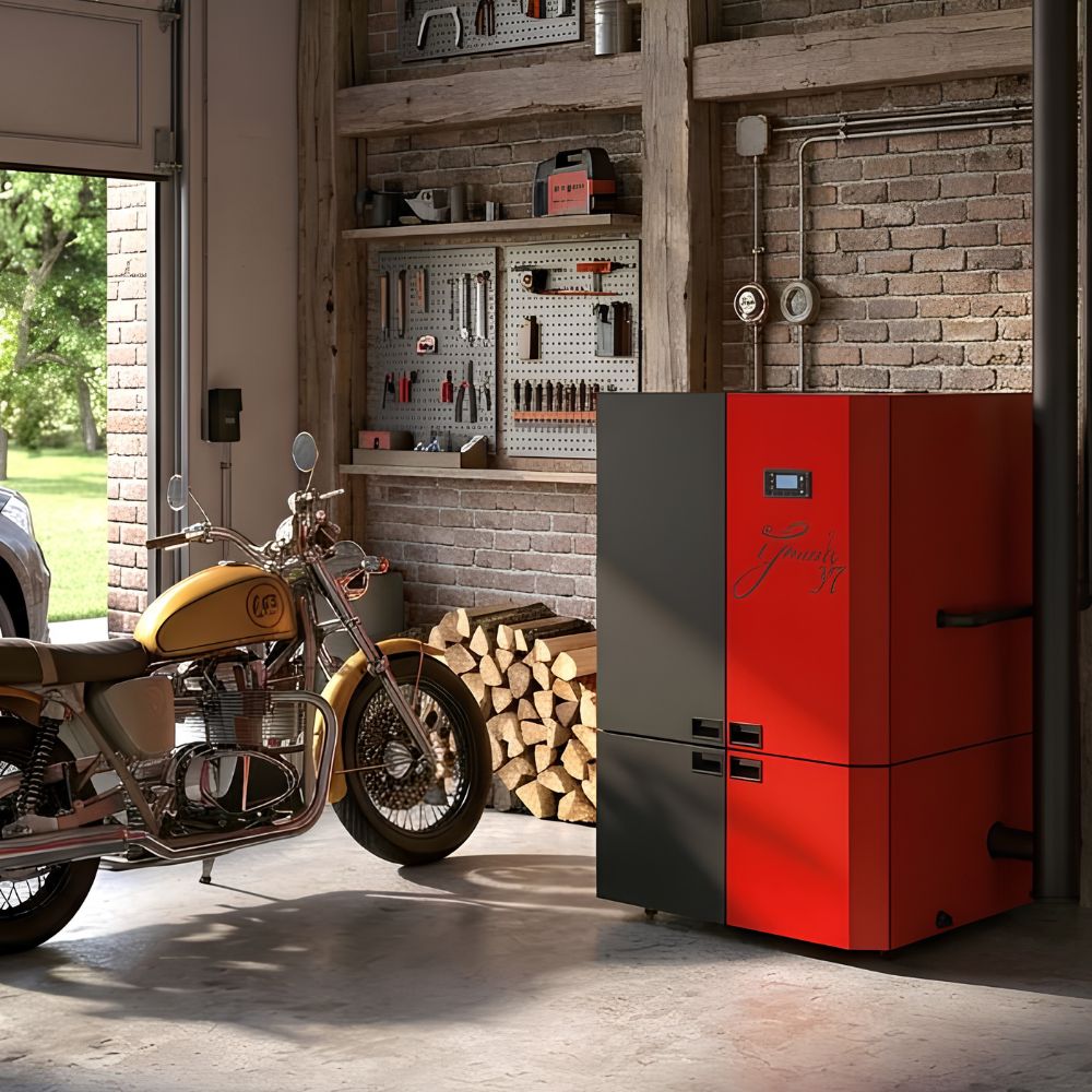 Пелетен котел  Alfa Plam Grande, 37kW | Пелетни котли |  |