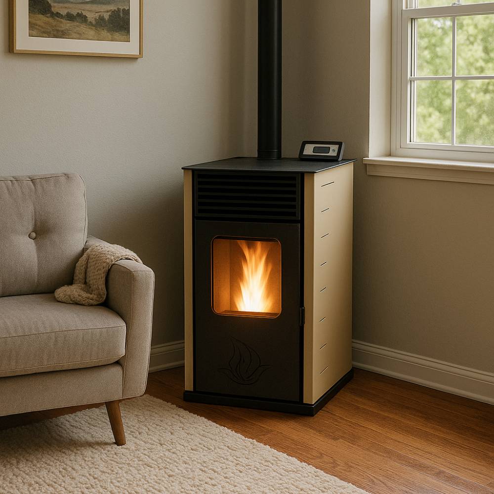 Пелетна камина Mytherm Angela TA 40 бежова, 40kW | Пелетни камини Пелетна камина Mytherm Angela TA 40 бежова, 40kW | Пелетни камини |  |