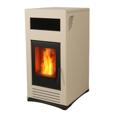 Пелетна камина Mytherm Angela TA 14 PRO бежова, 14kW - Пелетни камини