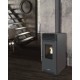 Пелетна камина Balkan Energy P10 Black, 10kW | Сухи пелетни камини | Пелетни камини |