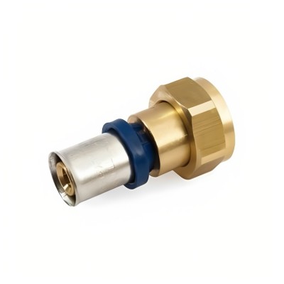 Прес куплунг W/EK 1/2"-16x2.0, прес фитинг за многослойни тръби PEX/AL/PEX - Pex Al Pex тръби и фитинги