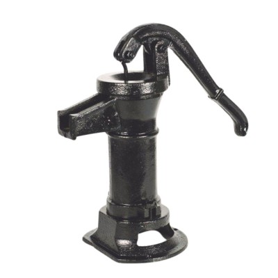 Ръчна помпа за вода Hydro-Fix -къса - 0940128 - Материал: Чугун; Дължина (mm): 390; Цвят: Черен; Размер (inch): 1 1/4"; Максимална дълбочина на засмукване (m): 7 - Водни помпи