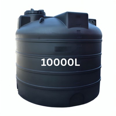 Резервоар за питейна вода HydroMoby ELEPHANT S8, вертикален 10000 л (черен) - HydroMoby