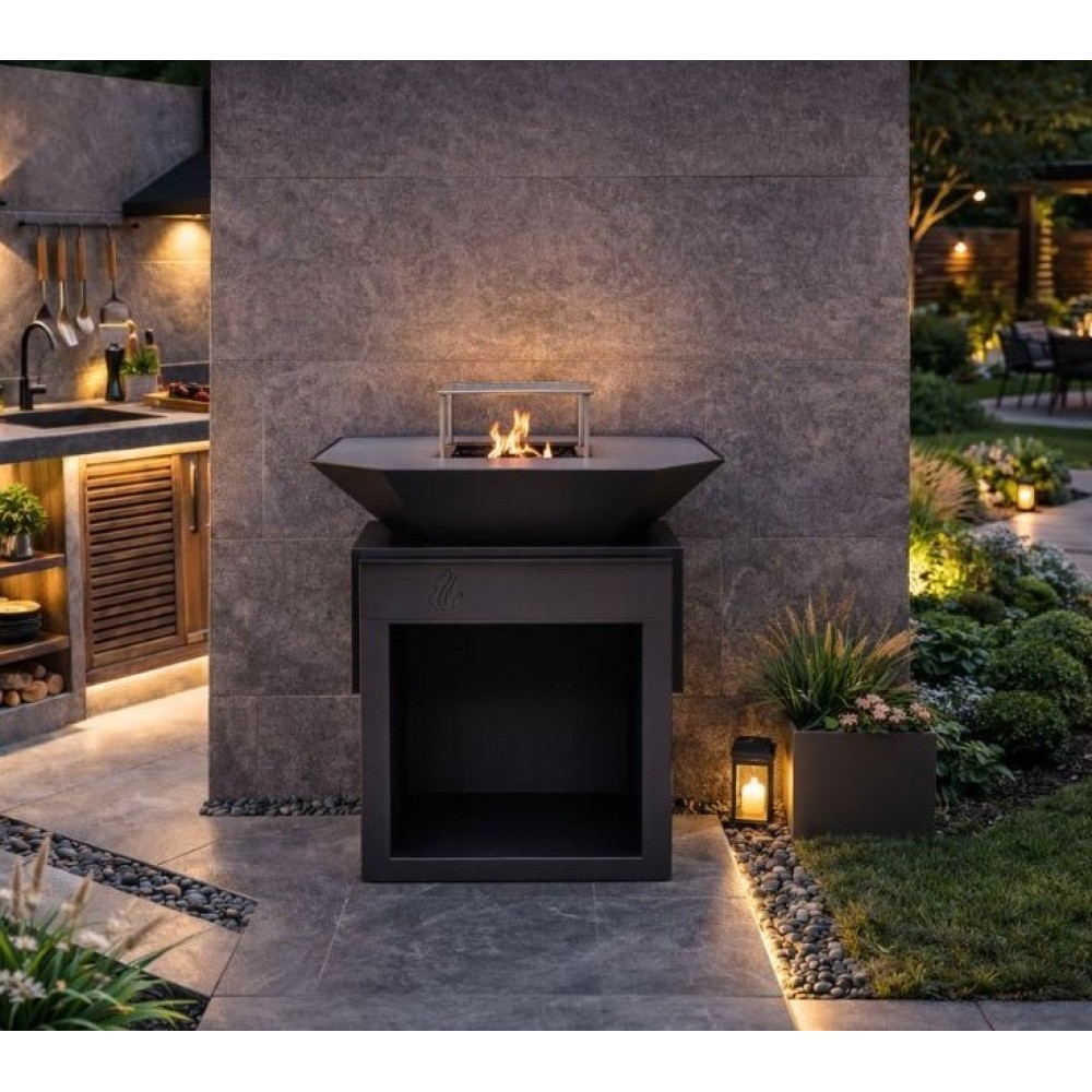 Стоманено барбекю на дървени въглища Balkan Energy POLY-920 | Градински Барбекюта | Барбекюта |