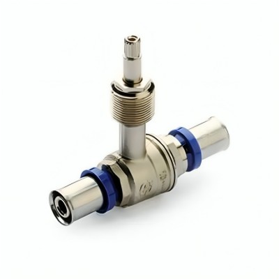 Вътрешен сферичен кран 16x2, прес фитинг за многослойни тръби PEX/AL/PEX - Pex Al Pex тръби и фитинги