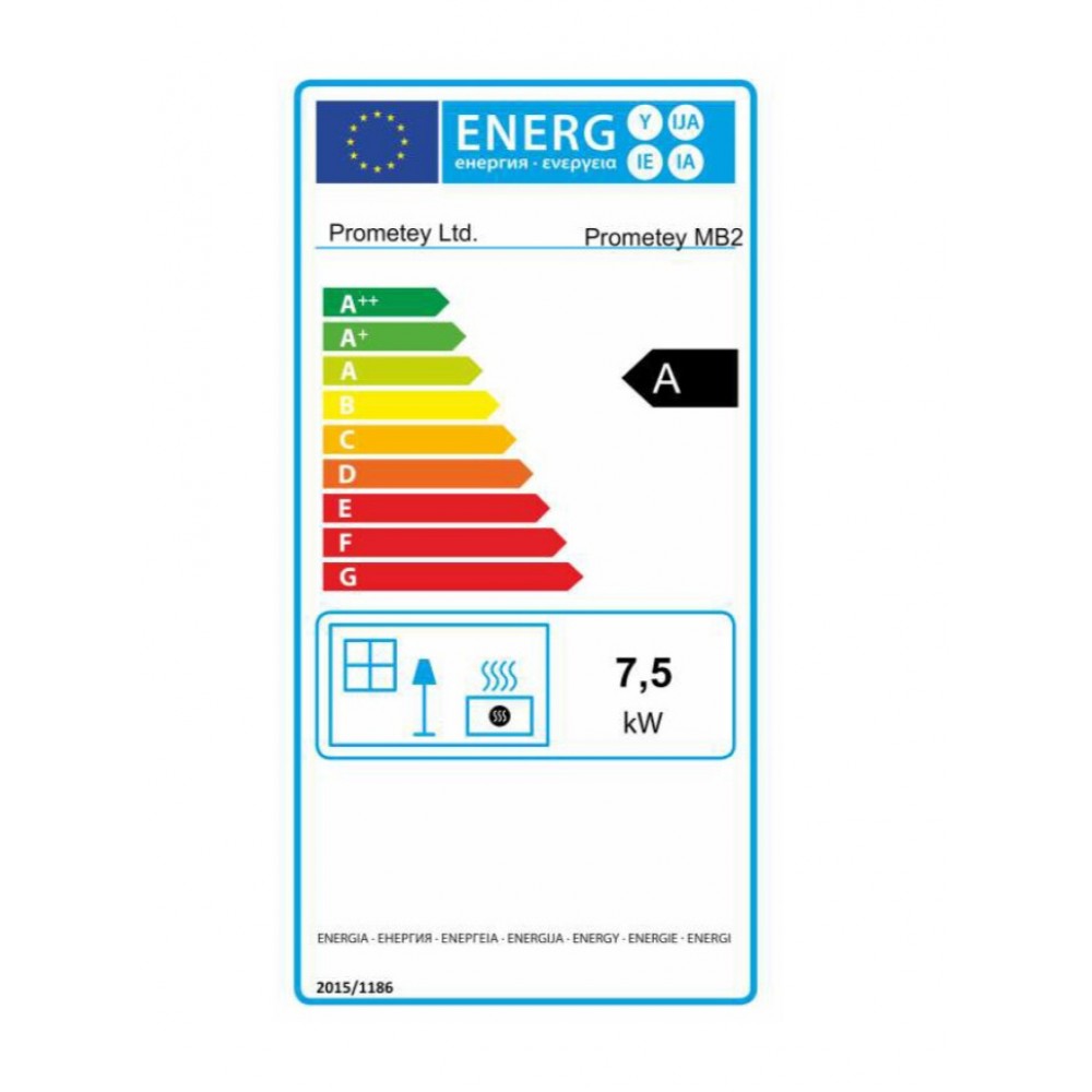 Камина на дърва Prometey “Метален плот 2”, 7.5kW | Сухи камини на дърва | Камини на дърва |