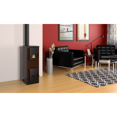 Камина на дърва Alfa Plam Vulkan S, Кафява, 4kW - Сравняване на продукти