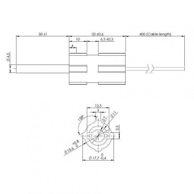 Нисковолтова запалка / нагревател за пелетна камина, Дължина 65mm, 95W, 24V - Резервни Части