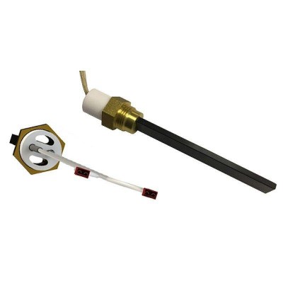 Кварцов нагревател за пелетна камина, Дължина 123mm, 300W - Части за пелетни камини