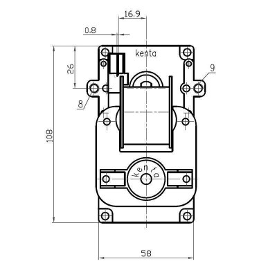 Мотор редуктор Kenta K9117156 5RPM за пелетни камини Cadel, Deville, Eurofiamma, Italflame, Karmek One и др. - Сравняване на продукти
