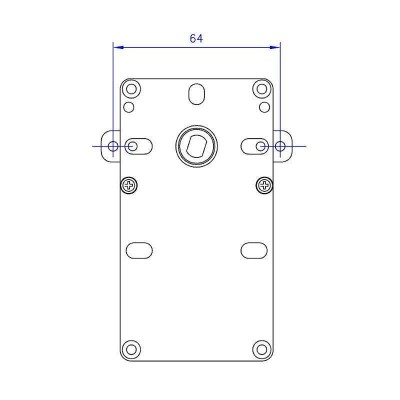 Мотор редуктор с кух вал Mellor KB1014 3RPM за пелетна камина Karmek One, Eurostek и др. - Резервни части за пелетни камини