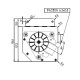 Тангенциален вентилатор Fergas за пелетна камина Edilkamin и др., Ø80mm, дебит 410m³/h | Вентилатори | Части за пелетни камини |
