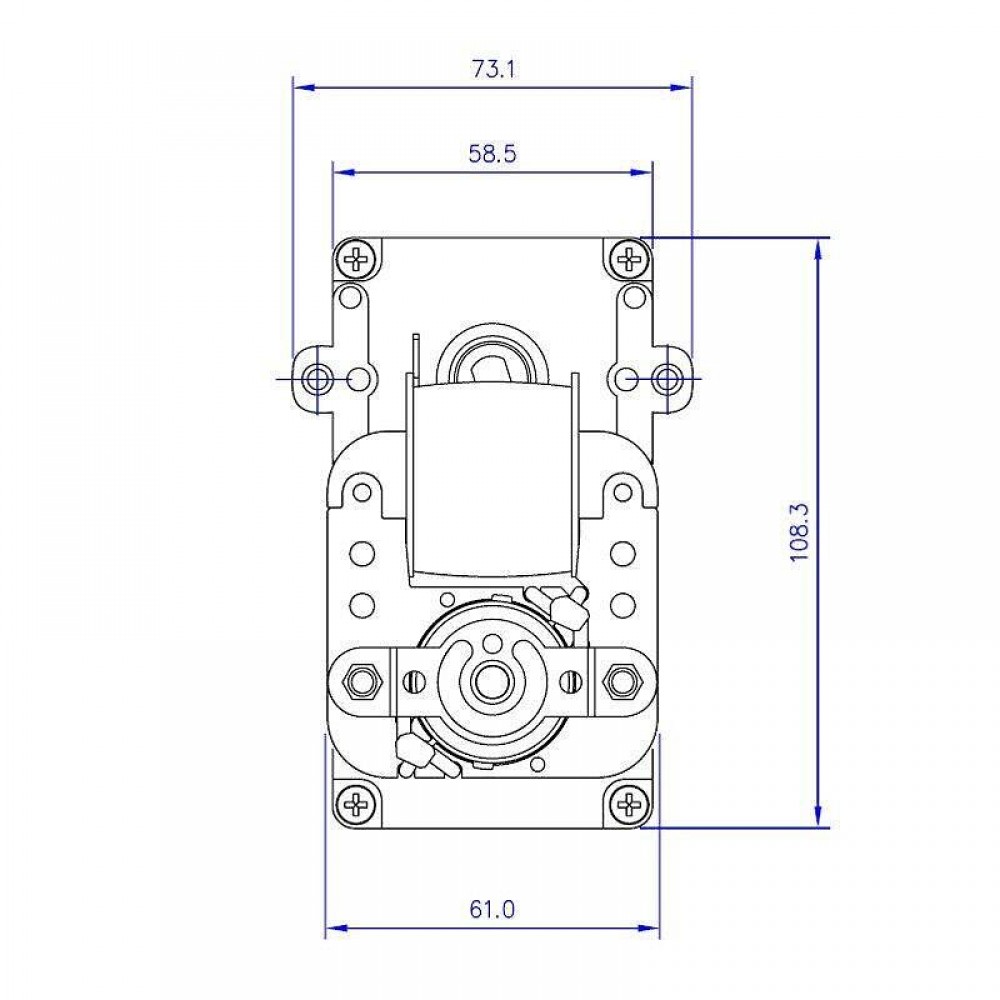 Мотор редуктор с кух вал Mellor KB1008 5RPM за пелетна камина Cadel, Deville, Eurofiamma, Eurostek, Italiana Camini, Karmek One, Zibro, Puros, Qlima, Italflame, Tecnoflam, Bestfire, TMC, MG, Ambiente e Calore, Fair, King Fire, Mecatech,  и др. | Мотор-Ред