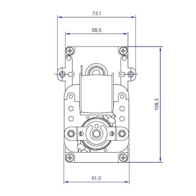 Мотор редуктор с кух вал Mellor KB1008 5RPM за пелетна камина Cadel, Deville, Eurofiamma, Eurostek, Italiana Camini, Karmek One, Zibro, Puros, Qlima, Italflame, Tecnoflam, Bestfire, TMC, MG, Ambiente e Calore, Fair, King Fire, Mecatech,  и др. - Сравняване на продукти
