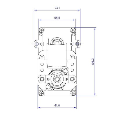 Мотор редуктор с кух вал Mellor KB1008 5RPM за пелетна камина Cadel, Deville, Eurofiamma, Eurostek, Italiana Camini, Karmek One, Zibro, Puros, Qlima, Italflame, Bestfire, TMC, MG и др. - Сравняване на продукти