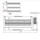 Тангенциален вентилатор за пелетна камина, Ø80mm, дебит 251-302m³/h | Вентилатори | Части за пелетни камини |