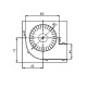 Тангенциален вентилатор Fergas за пелетна камина, Ø80mm, Дебит 251-302m³/h | Вентилатори | Части за пелетни камини |