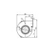 Центробежен вентилатор EBM за пелетна камина, Дебит 155m³/h | Вентилатори | Части за пелетни камини |