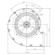 Центробежен вентилатор EBM за пелетна камина Ecoteck, Edilkamin, Ravelli и др. | Вентилатори | Части за пелетни камини |
