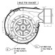 Вентилатор за димни газове за пелетна камина Fergas, дебит 132 m³/h | Вентилатори | Части за пелетни камини |