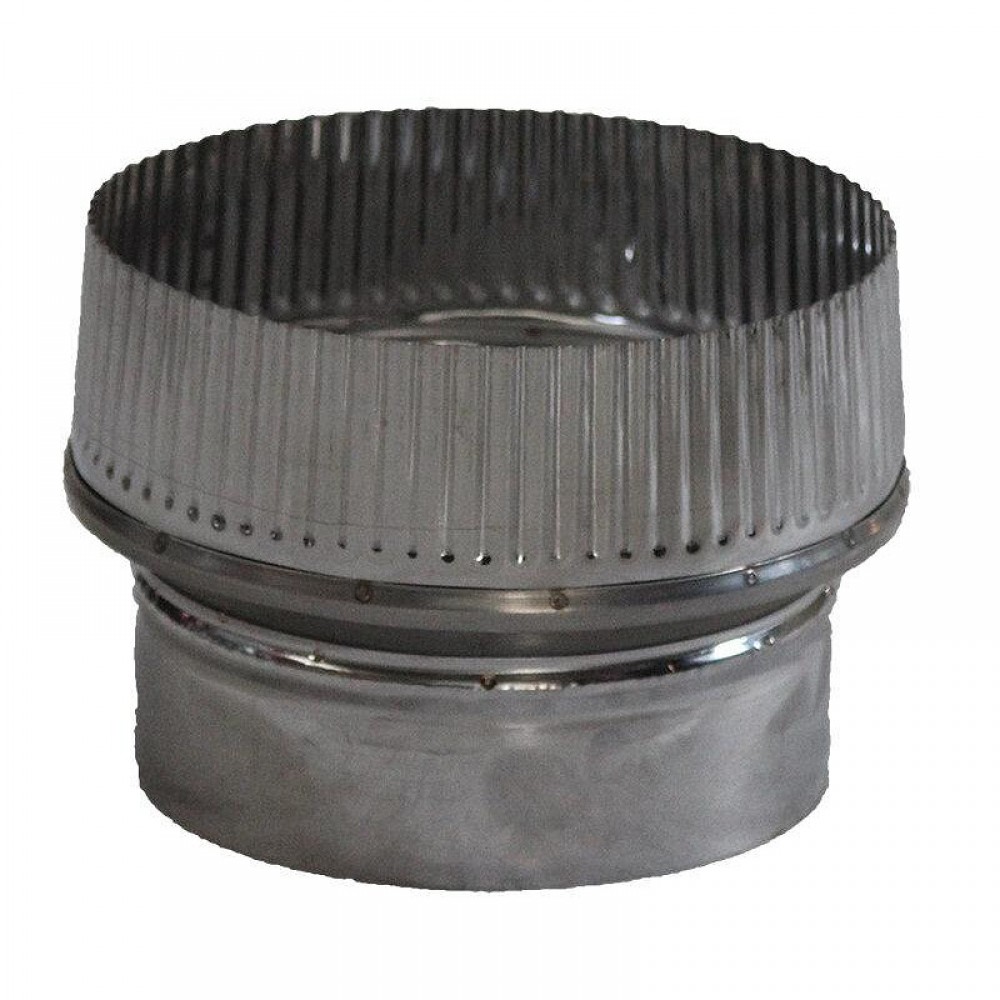 Увеличител/Намалител за димоотвод за пелетна камина, Размер Ф80-130 | Елементи за монтаж | Комини |