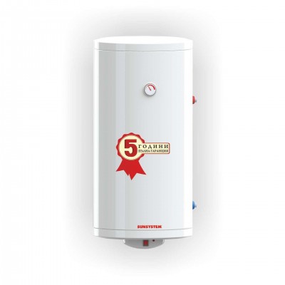Комбиниран бойлер Sunsystem, Модел BB 200 V S1 3kW, Вертикален, Обем 200л, Една серпентина, Десен - Бойлери Sunsystem