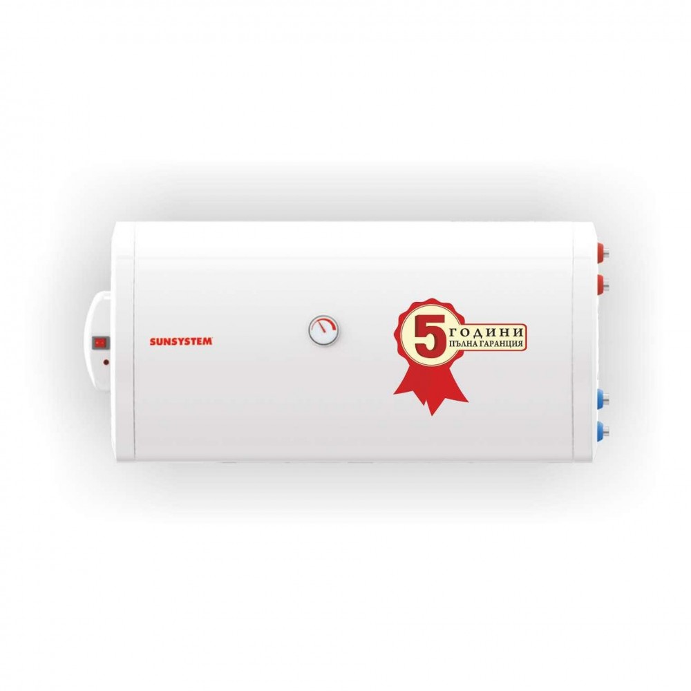 Комбиниран бойлер Sunsystem, Модел BB 150 H S1 1.5kW, Хоризонтален, Обем 150л, Една серпентина, Десен | Хоризонтални бойлери | Бойлери |