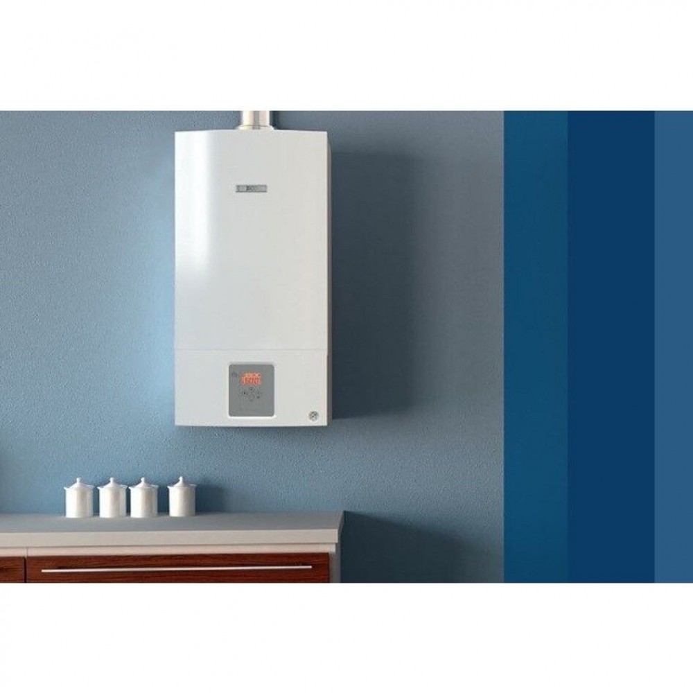 Газов кондензен котел Bosch Condens 2500W + Коминен комплект + Безжичен термостат | Газови котли Газов кондензен котел Bosch Condens 2500W + Коминен комплект + Безжичен термостат | Газови котли | |