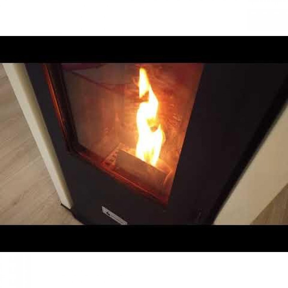 Пелетна камина с водна риза Eco Spar Auriga Ivory, 25kW | Пелетни камини с водна риза | Пелетни камини |