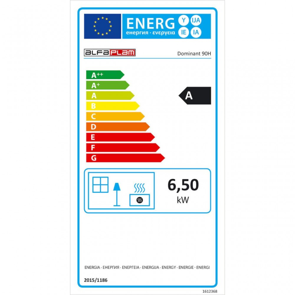 Готварска печка на дърва Alfa Plam Dominant 90 Red, 6.5kW | Готварски печки на дърва |  |