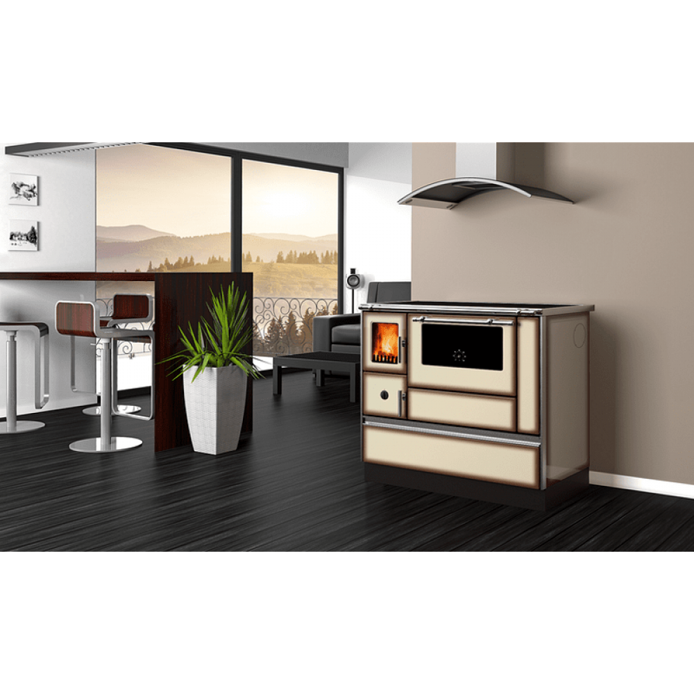 Готварска печка на дърва Alfa Plam Dominant 90 Light Mocha, 6.5kW | Готварски печки на дърва Готварска печка на дърва Alfa Plam Dominant 90 Light Mocha, 6.5kW | Готварски печки на дърва | |