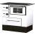 Готварска печка на дърва Alfa Plam Regular 46 Бяла, Дясна, 5kW
