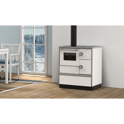 Готварска печка на дърва с водна риза Alfa Plam Alfa 70 E Termo 12.7kW - Alfa-Plam