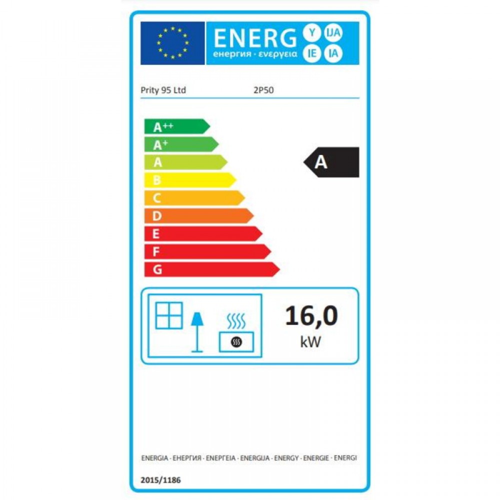 Готварска печка на дърва Прити 2P50, 16kW | Готварски печки на дърва |  |