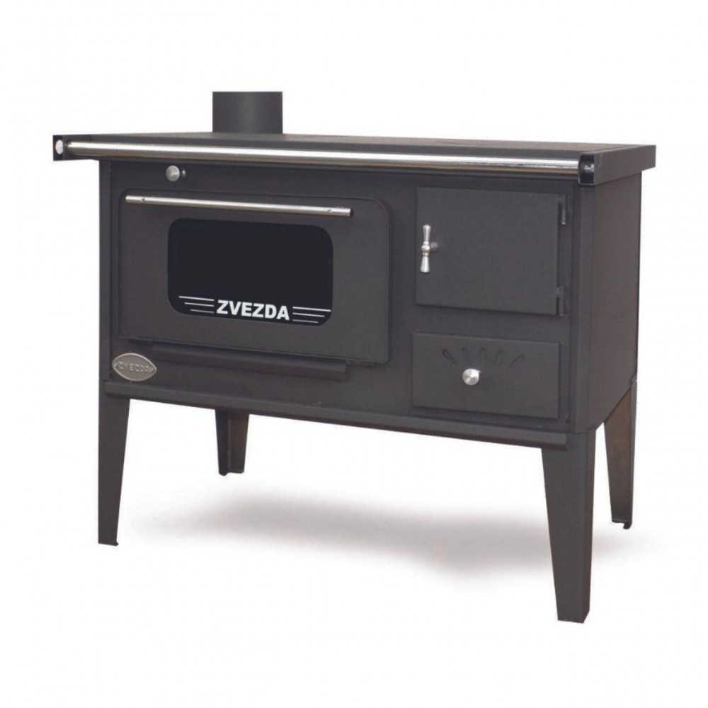 Готварска  печка на дърва Звезда Narodna SP Стъкло, 6kW | Готварски печки на дърва |  |