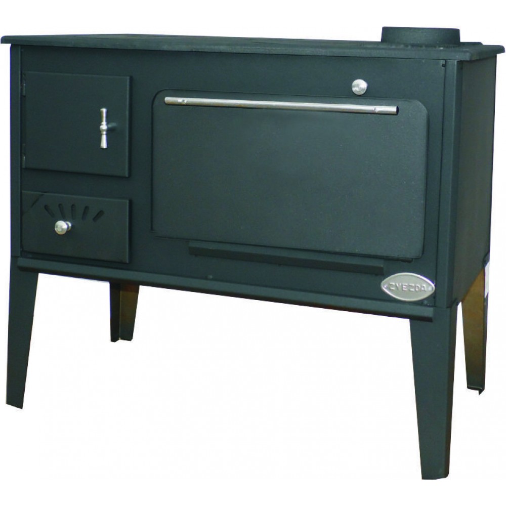 Готварска печка на дърва Звезда Народна ЧП, 6kW | Готварски печки на дърва |  |