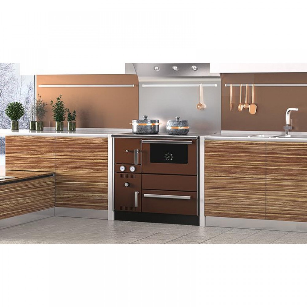 Готварска печка на дърва с водна риза Alfa Plam Alfa Term 20 Brown, 23kW | Готварски печки на дърва Готварска печка на дърва с водна риза Alfa Plam Alfa Term 20 Brown, 23kW | Готварски печки на дърва | |