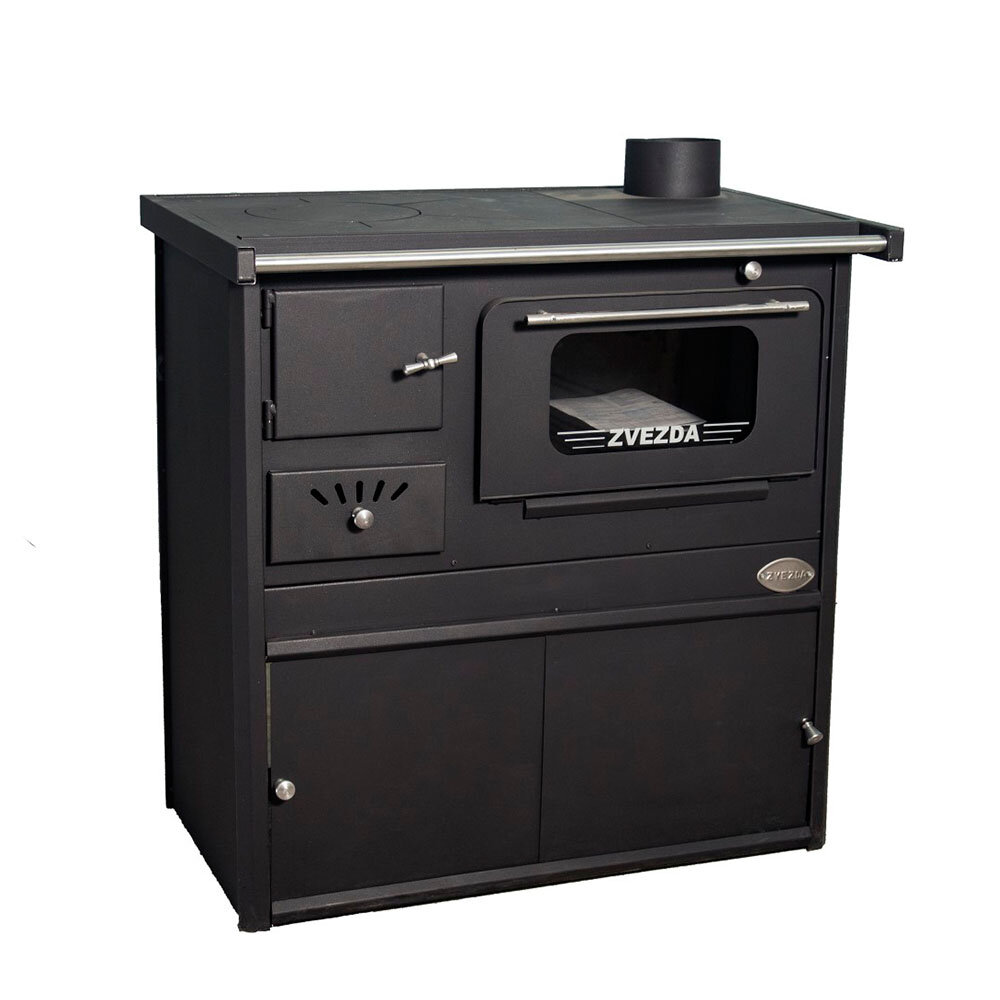 Готварска печка на дърва Звезда Classic SP, 5.7kW | Готварски печки на дърва |  |