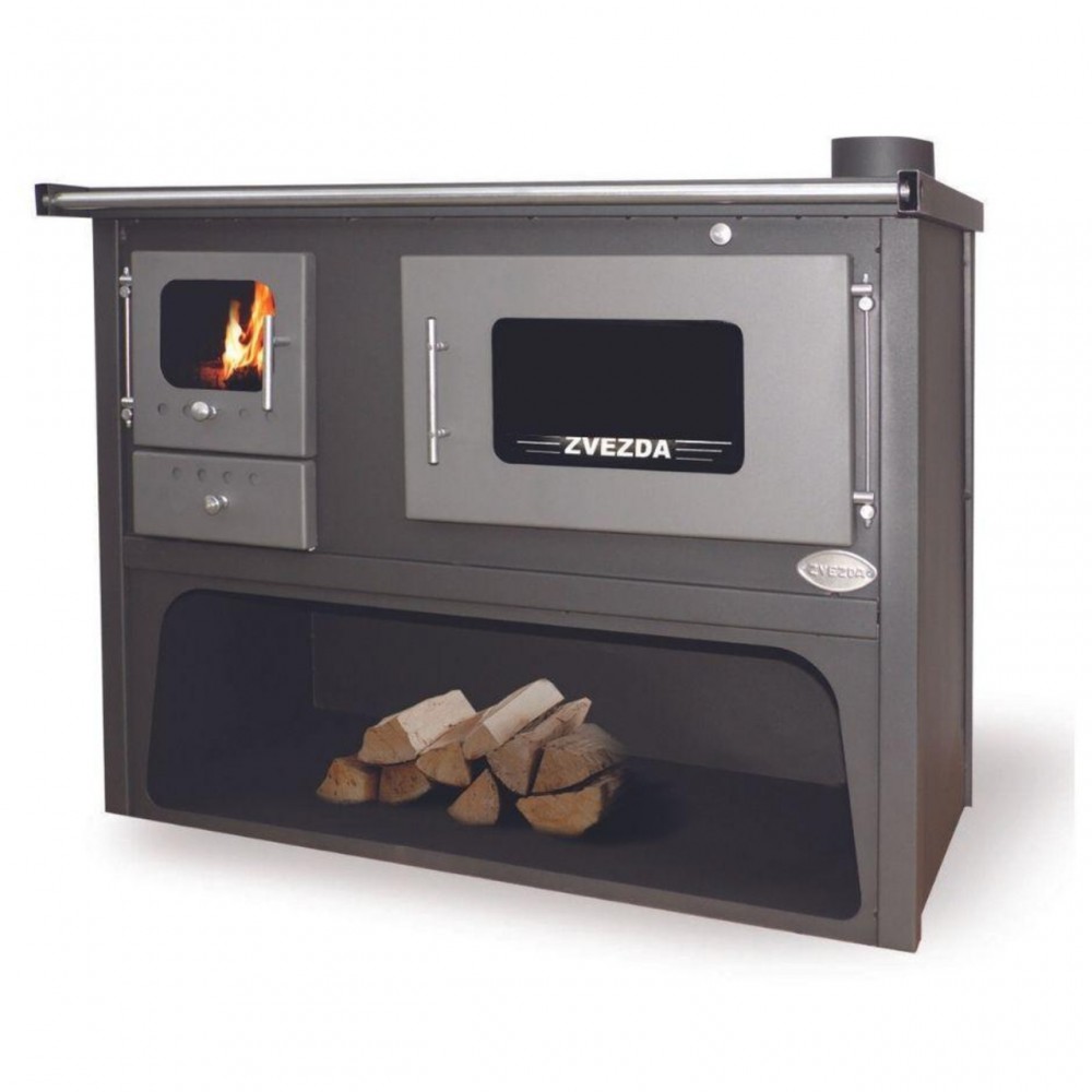 Готварска печка на дърва Звезда Classic Maxi, 10kW | Готварски печки на дърва |  |