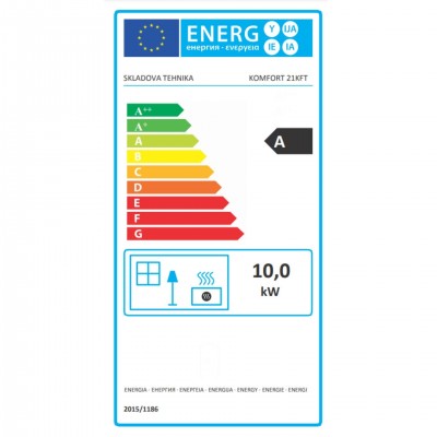 Камина на дърва Складова техника Комфорт 21 КФТ, 10kW - Камини на дърва