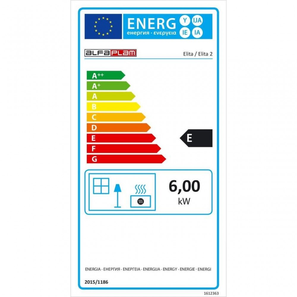 Камина на дърва Alfa Plam  Elita, 6kW | Сухи камини | Камини на дърва |