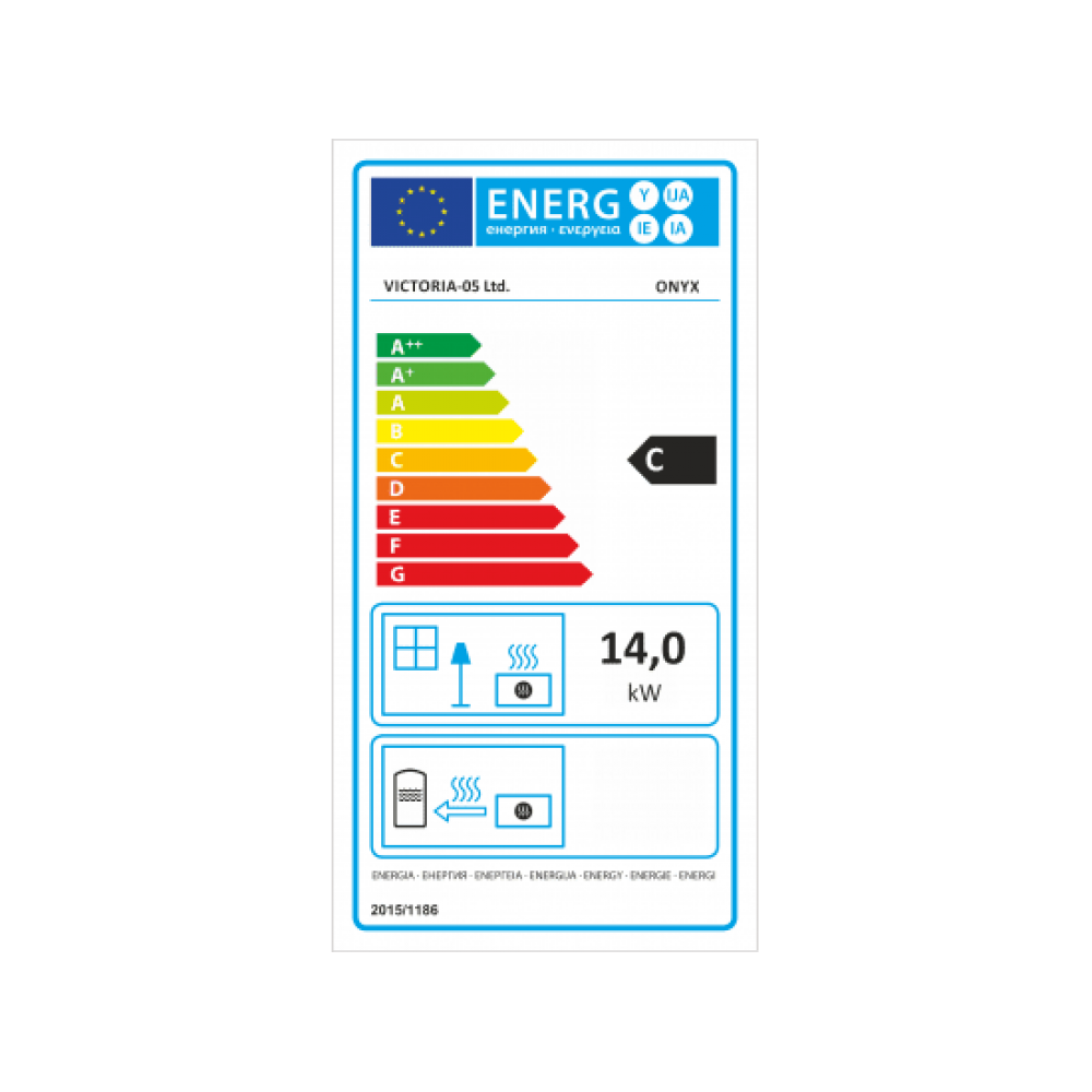Камина на дърва Виктория 05 Оникс (Червена),14kW | Сухи камини | Камини на дърва |