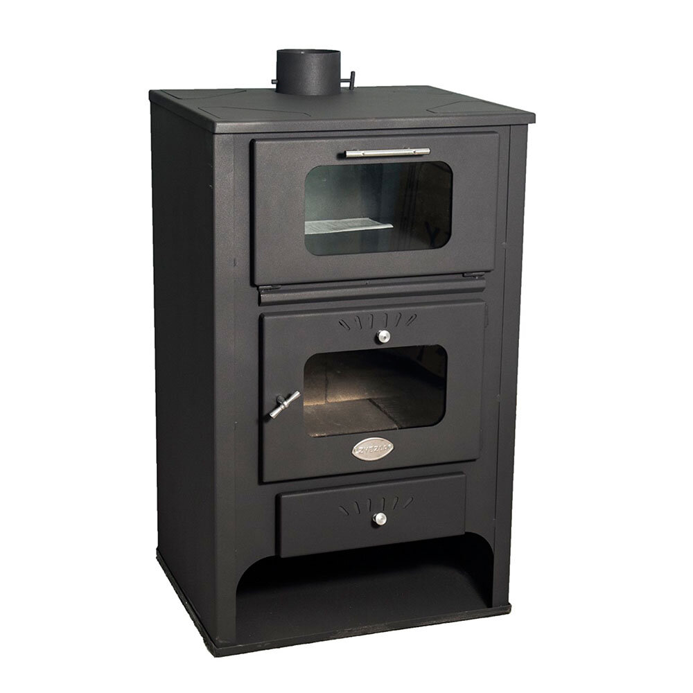 Печка на дърва с фурна Звезда GF, 16.5kW | Сухи камини | Камини на дърва |