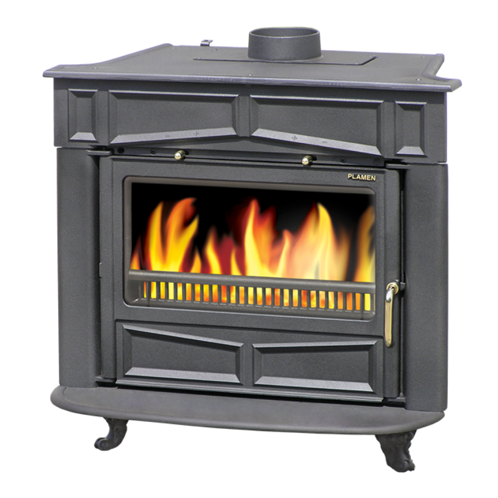Камина на дърва Пламен Глас Франклин, 11kW | Сухи камини на дърва | Камини на дърва |