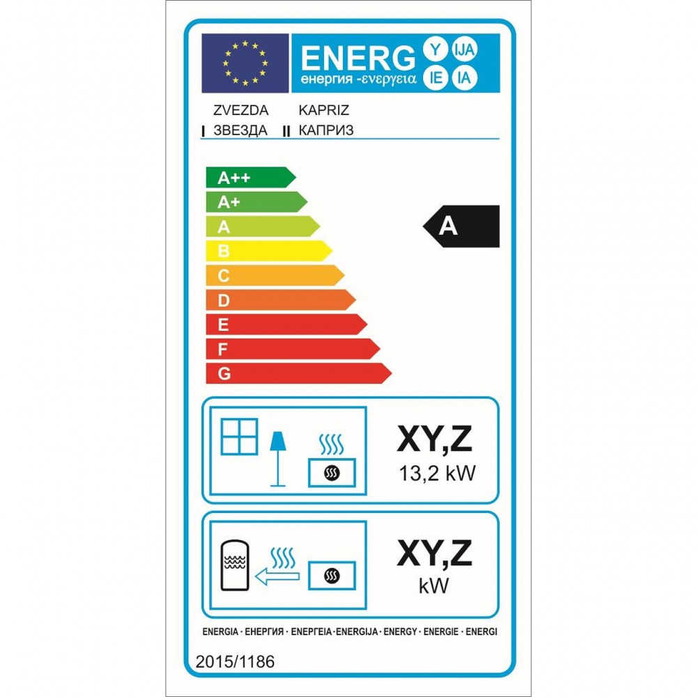 Камина на дърва Звезда Kapriz, 13kW | Сухи камини | Камини на дърва |