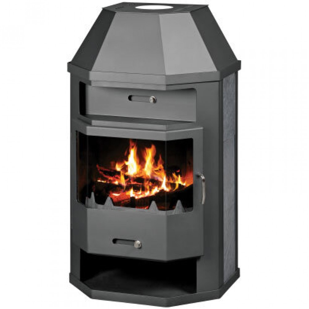 Камина с водна риза Виктория 05 Титан ASBO-tw 14.1kW | Камини с водна риза | Камини на дърва |